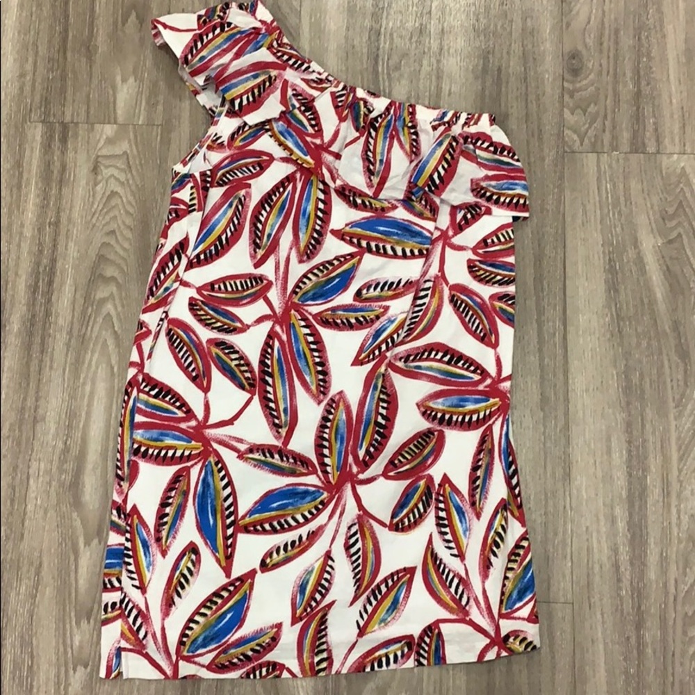 Jcrew factory one shoulder dress